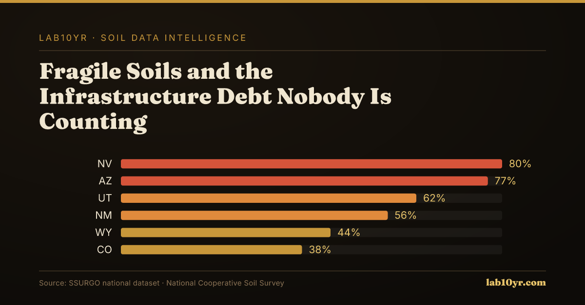 Fragile Soils and the Infrastructure Debt Nobody Is Counting - Lab10YR data visualization